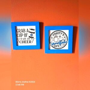 NWOT  Winter Signs - Handmade